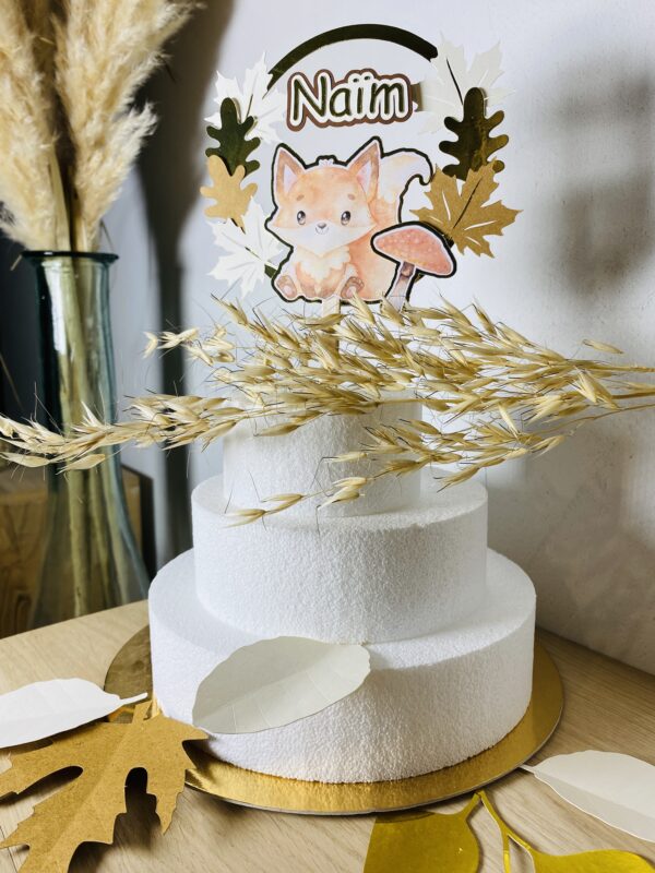 Topper cake Renard – Image 2