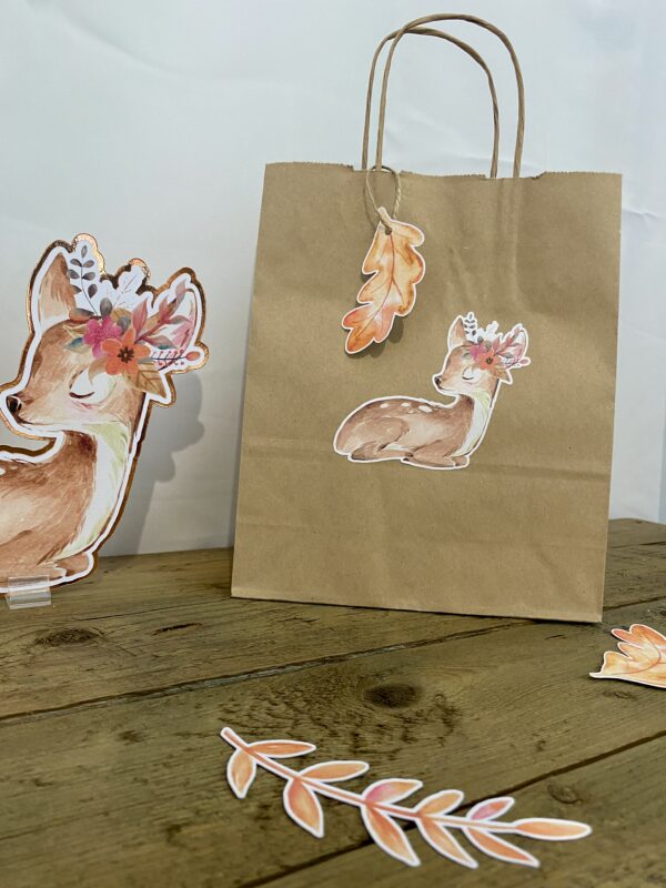 sac cadeau pour invités - biche