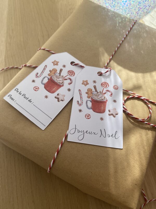 Etiquettes chocolat cadeaux de Noel – Image 4