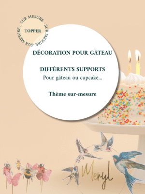 Topper Cake - Sur Mesure