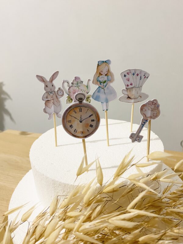 Topper cupcake Alice